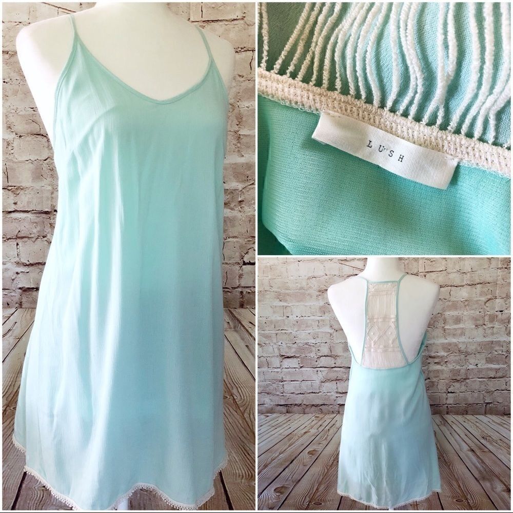 LUSH sleeveless gauze sundress 